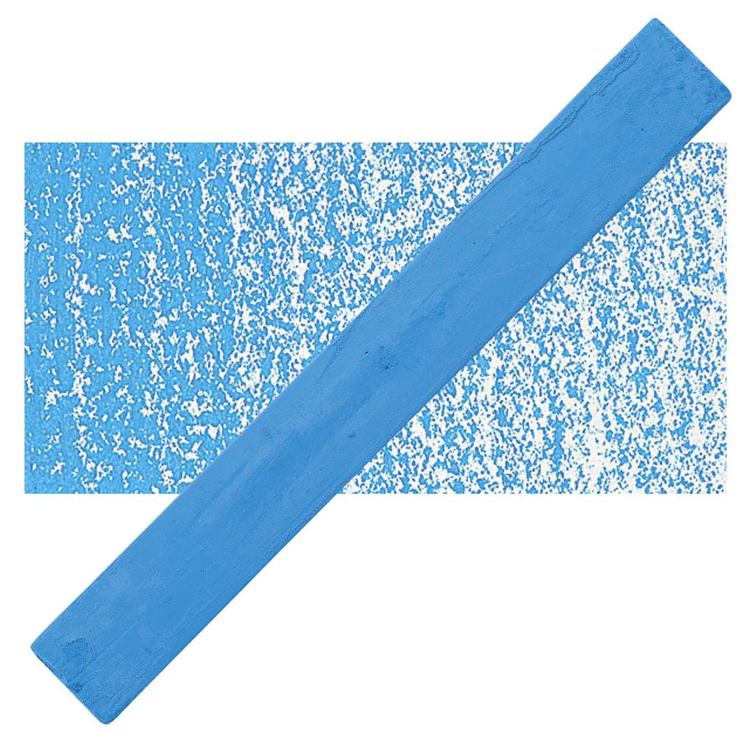 Open in modal - Holbein Artists’ Oil Pastel - Cobalt Blue 3 oil pastel and swatch