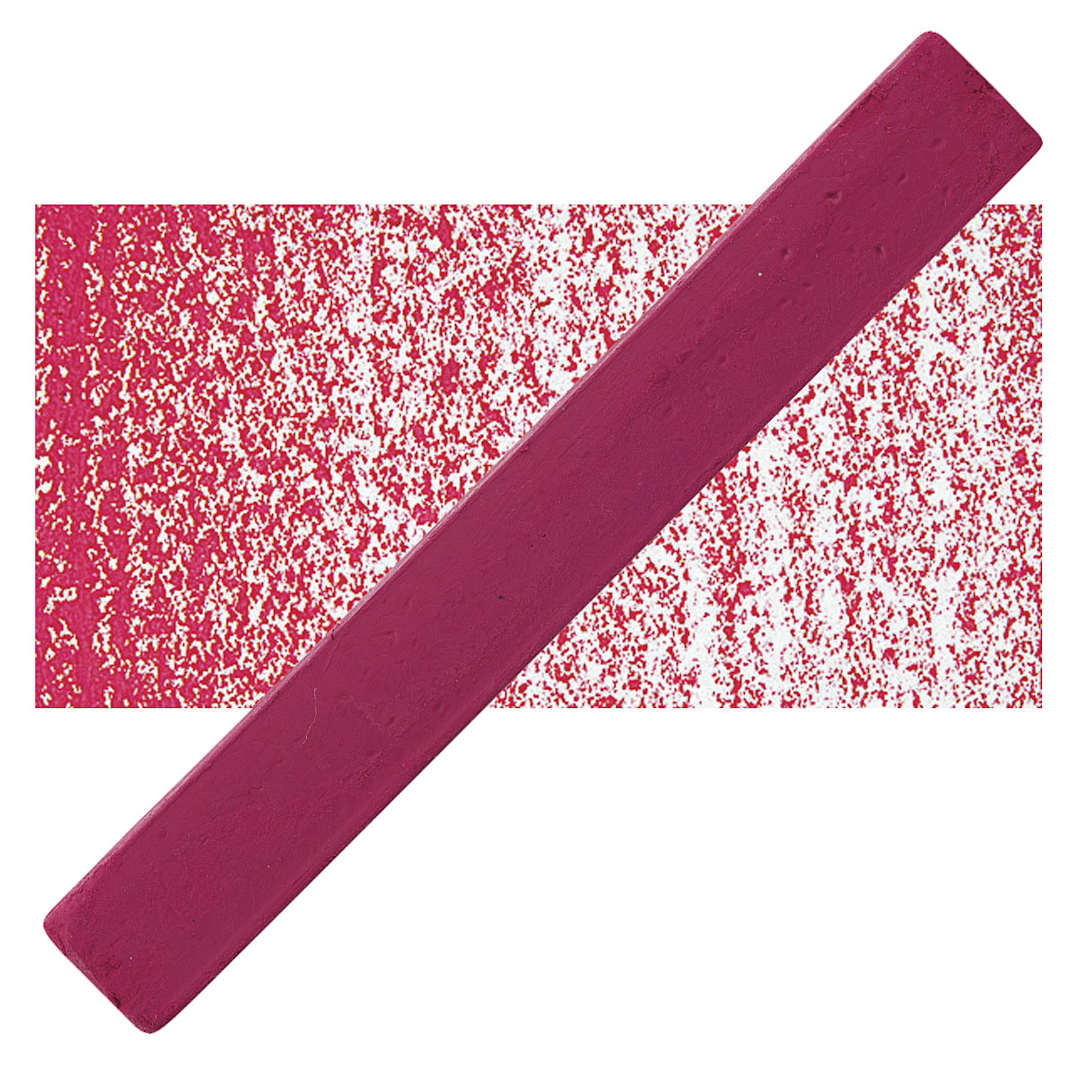 Open in modal - Holbein Artists’ Oil Pastel - Crimson 1 oil pastel and swatch