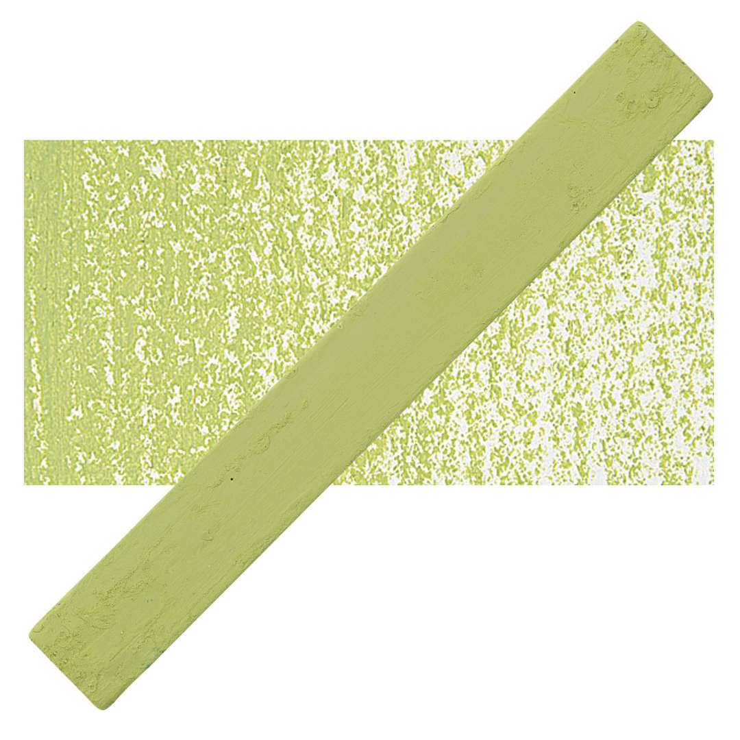 Open in modal - Holbein Artists’ Oil Pastel - Oxide of Olive 3 oil pastel and swatch