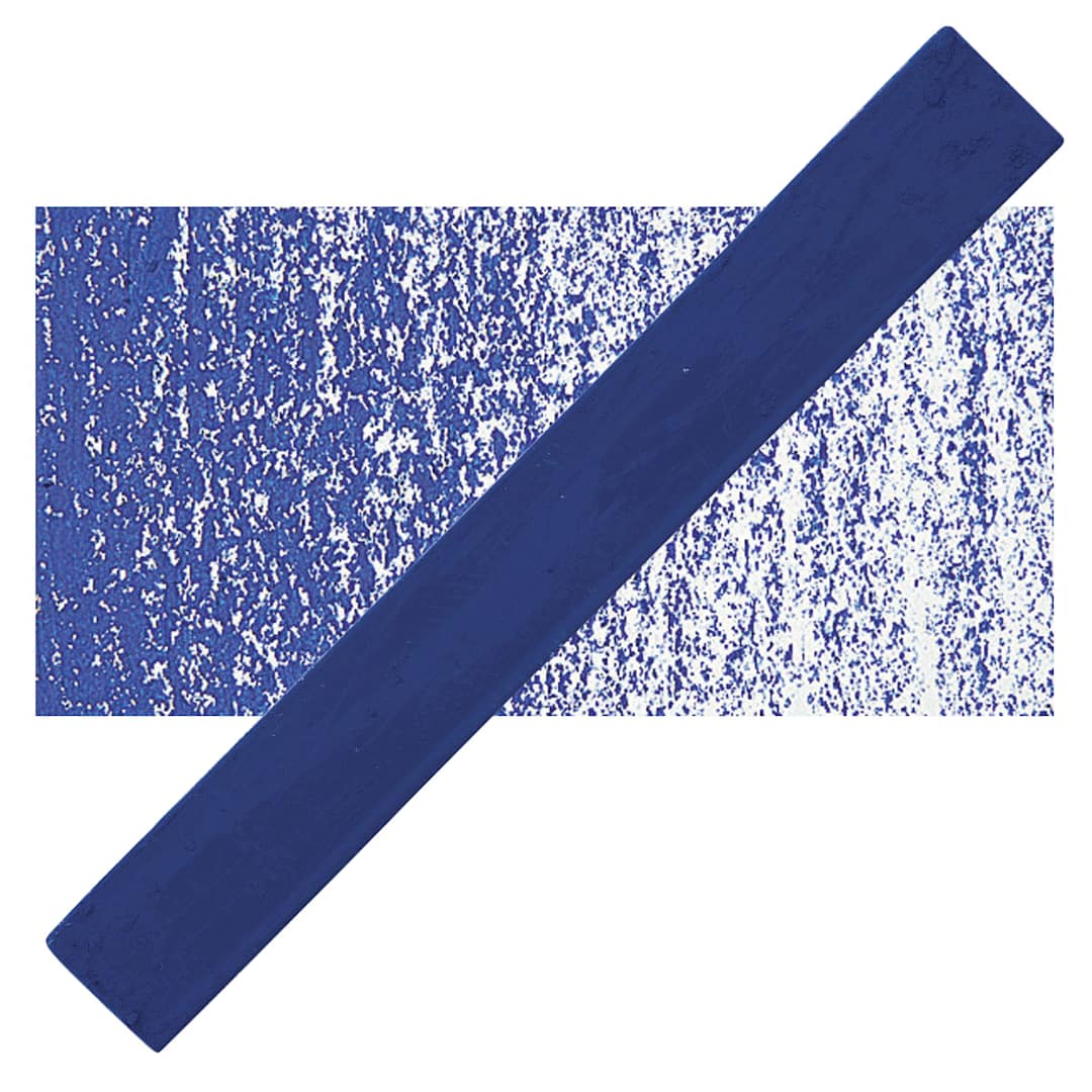 Open in modal - Holbein Artists’ Oil Pastel - Prussian Blue 1 oil pastel and swatch