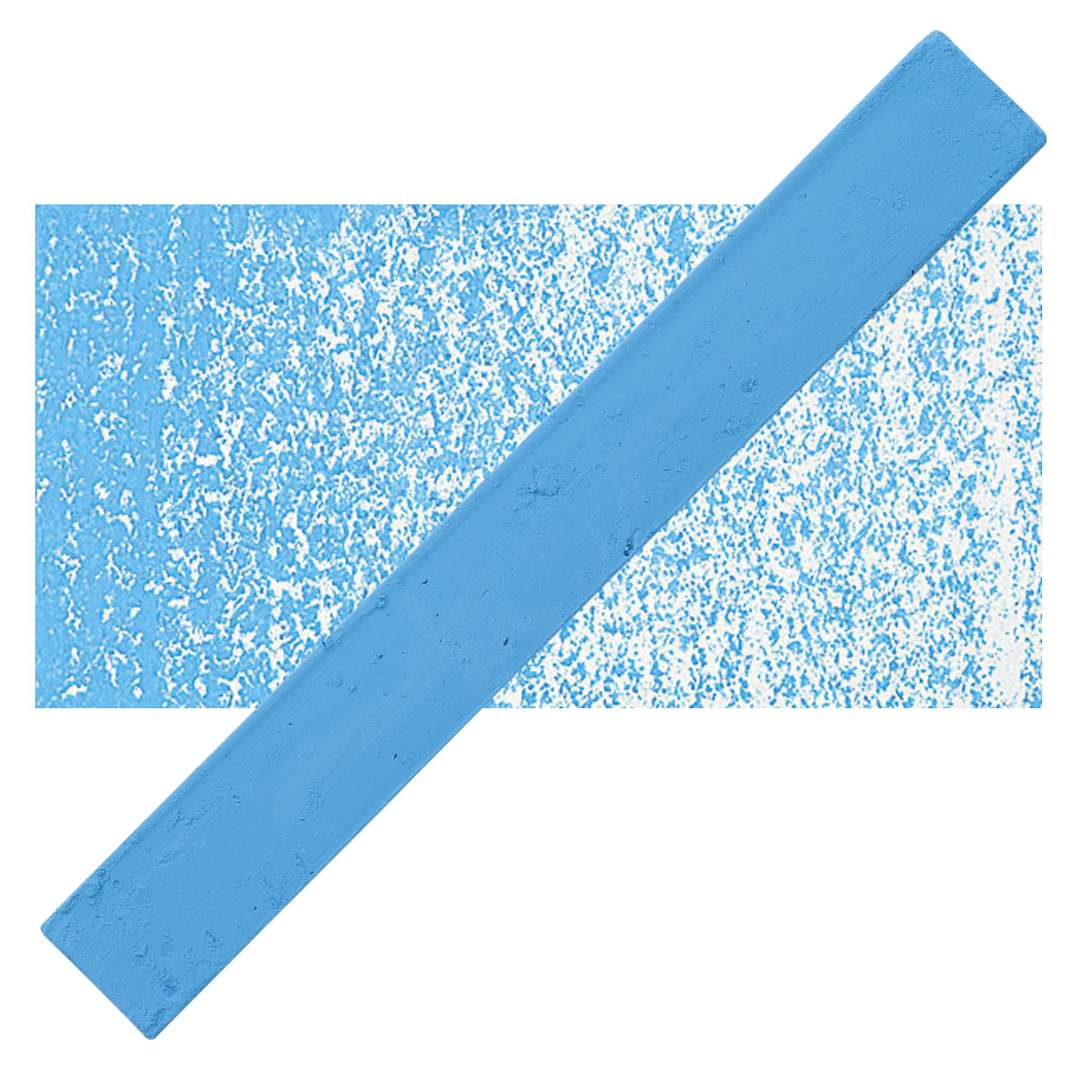 Open in modal - Holbein Artists’ Oil Pastel - Prussian Blue 5 oil pastel and swatch