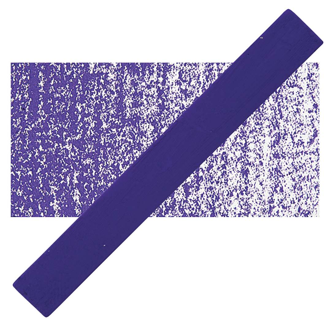 Open in modal - Holbein Artists’ Oil Pastel - Red Violet 1 oil pastel and swatch