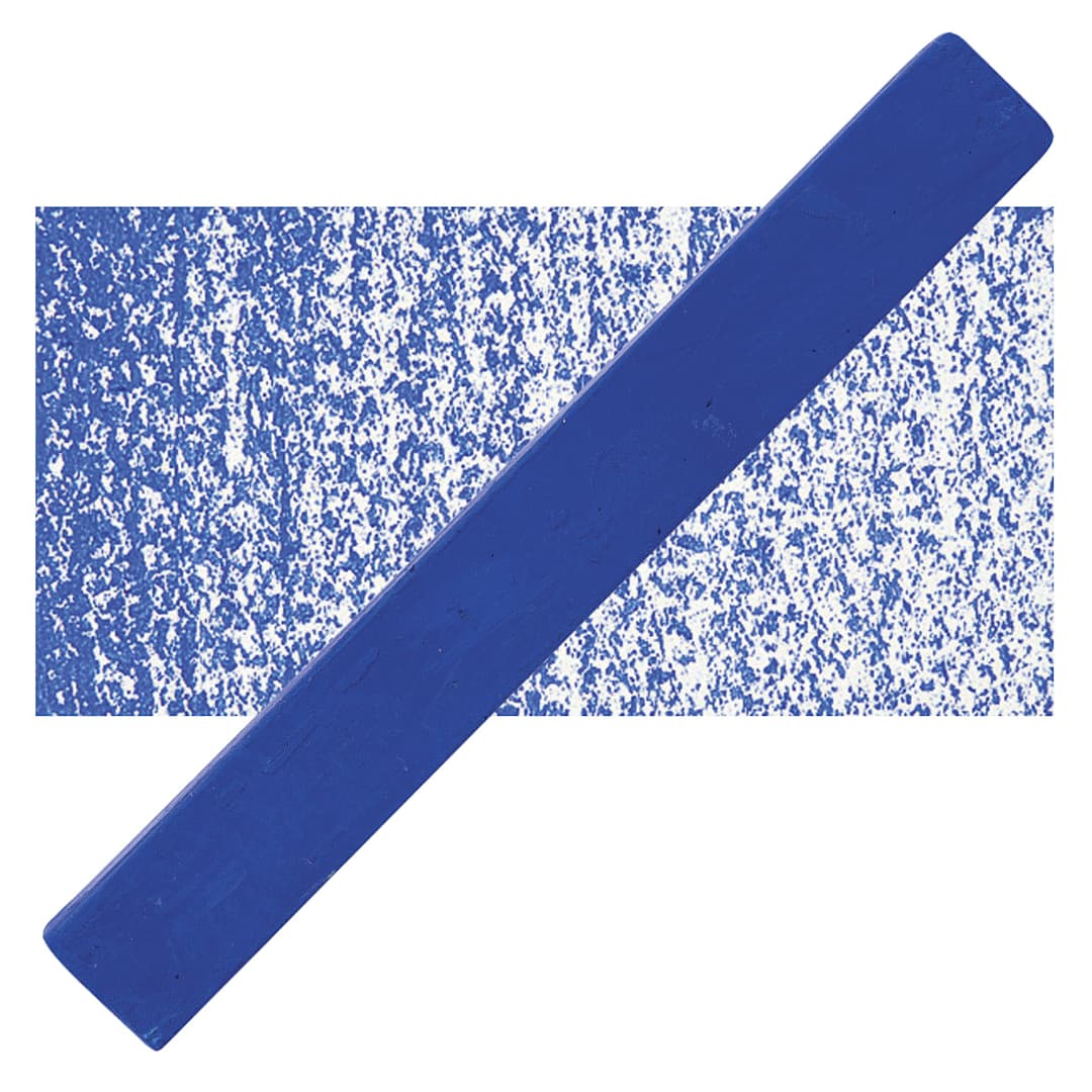 Open in modal - Holbein Artists’ Oil Pastel - Ultramarine Light 1 oil pastel and swatch