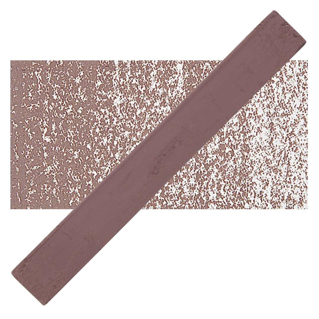 Open in modal - Holbein Artists’ Oil Pastel - Voil pastel andyke Brown 3 oil pastel and swatch