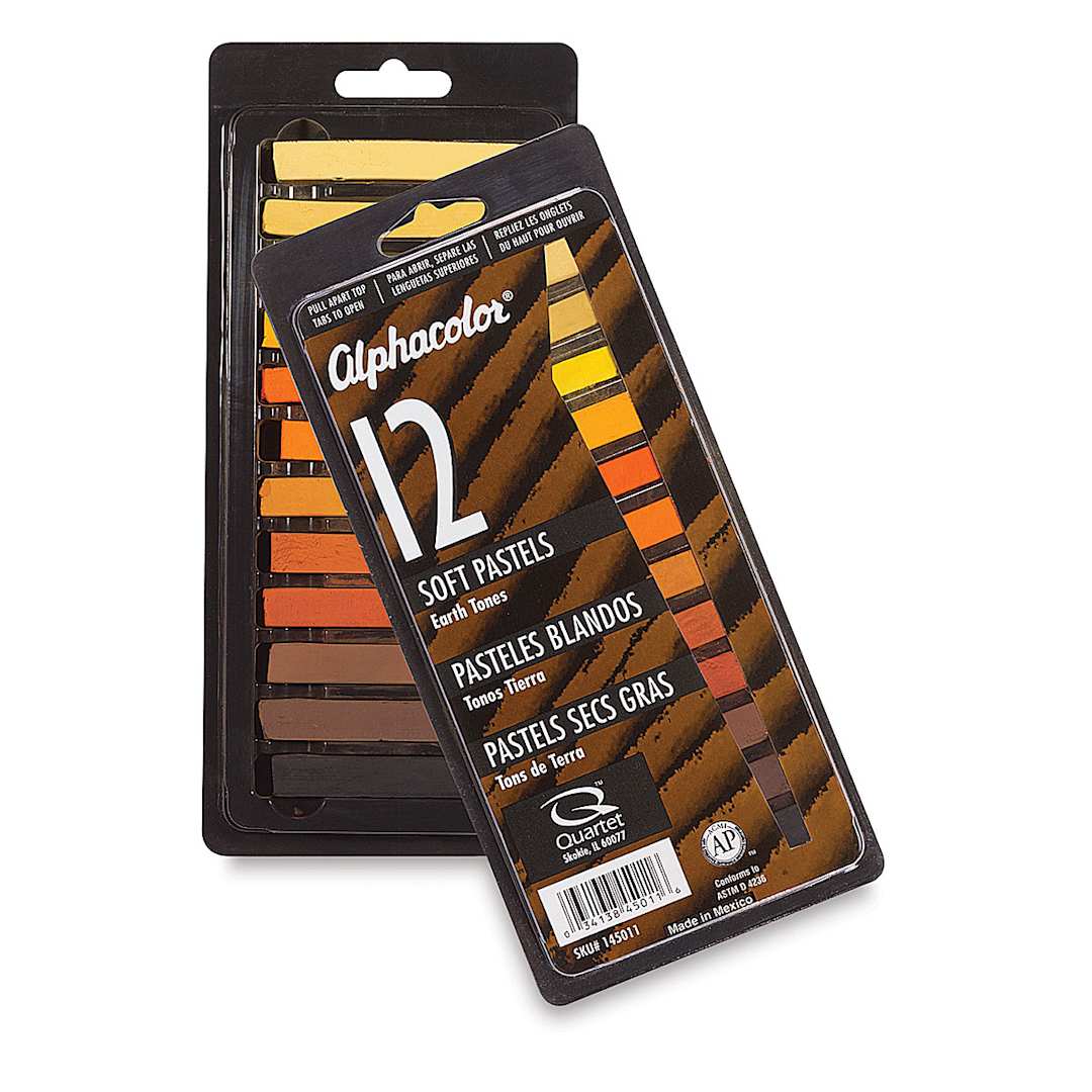 Open in modal - Alphacolor Soft Pastels - Earth Tones, Set of 12