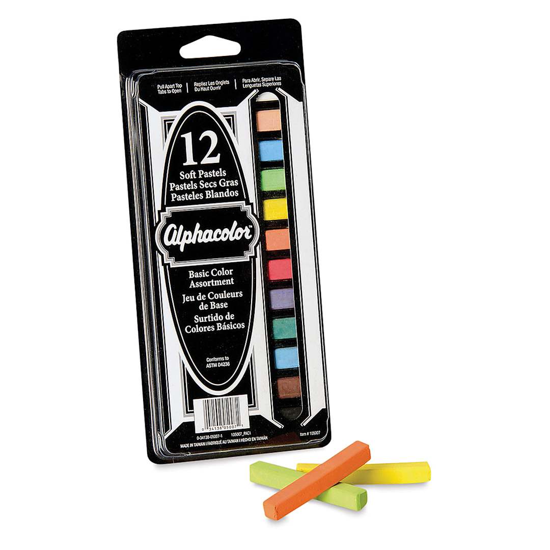 Open in modal - Alphacolor Soft Pastels - Basic Colors, Set of 12