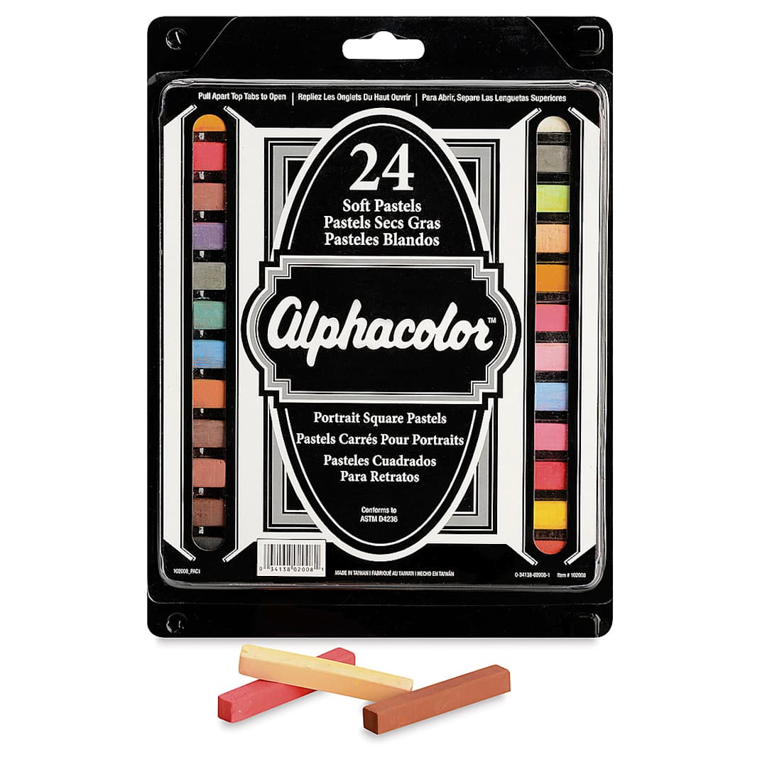 Open in modal - Alphacolor Soft Pastels - Portrait Colors, Set of 24