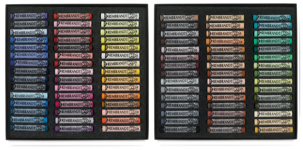 Open in modal - Rembrandt Soft Pastels Set of 90, Portrait. In package.