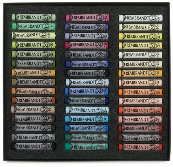 Open in modal - Rembrandt Soft Pastels Set of 45, Assorted. In package.