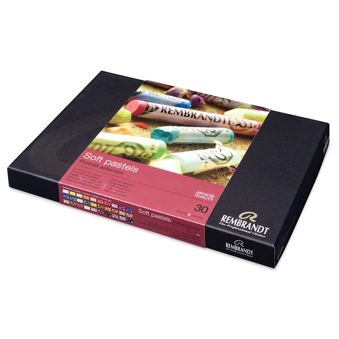 Open in modal - Rembrandt Soft Pastel Set - Set of 30, Portrait
