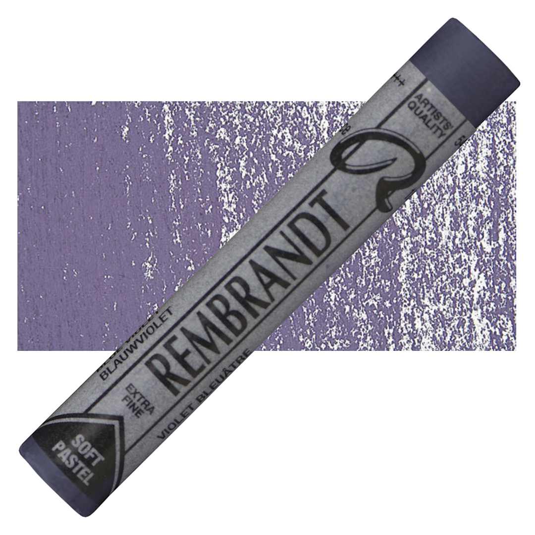 Open in modal - Rembrandt Soft Pastel - Blue Violet 548.2 pastel and swatch