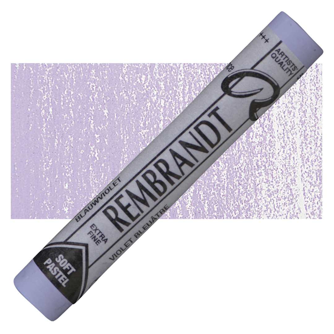Open in modal - Rembrandt Soft Pastel - Blue Violet 548.8 pastel and swatch