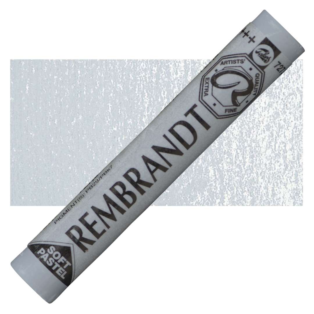 Open in modal - Rembrandt Soft Pastel - Bluish Gray 727.9 pastel and swatch