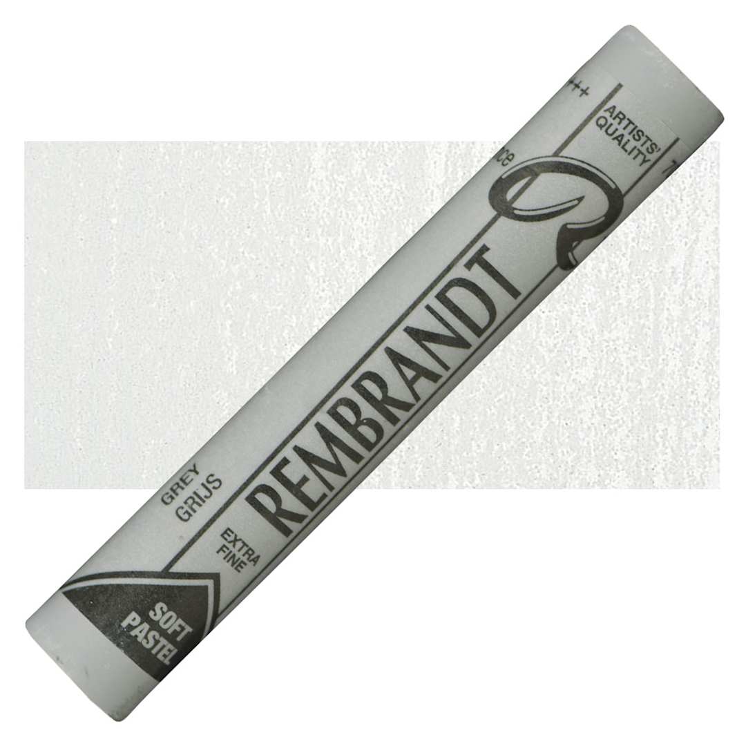 Open in modal - Rembrandt Soft Pastel - Grey 704.10 pastel and swatch