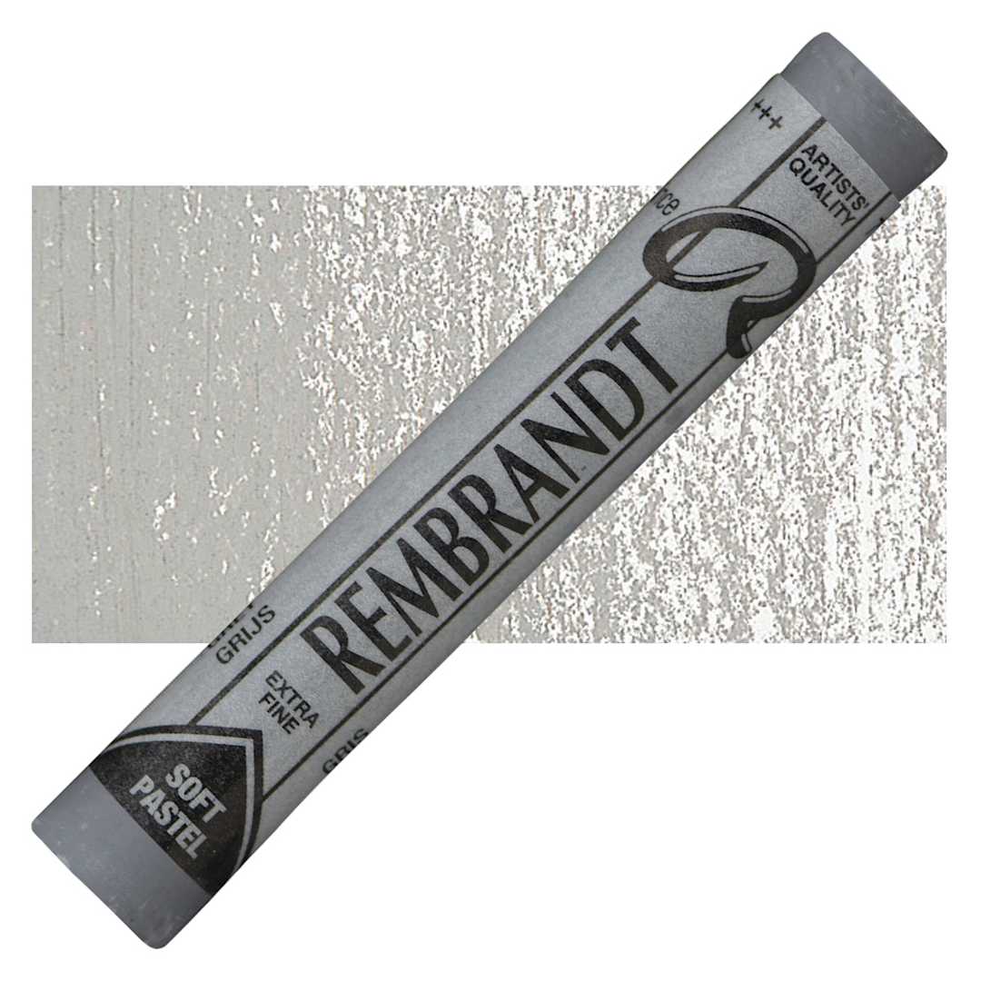 Open in modal - Rembrandt Soft Pastel - Grey 704.7 pastel and swatch