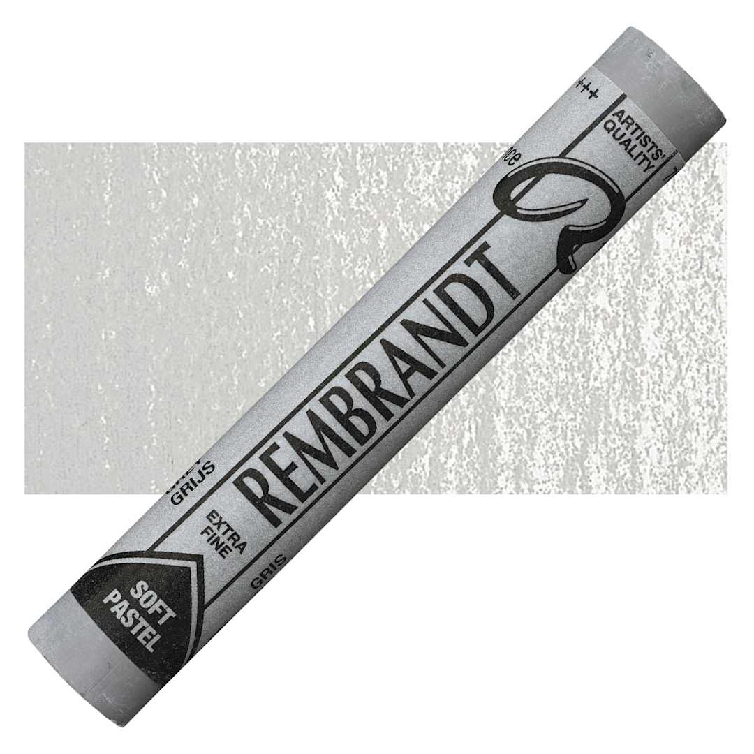 Open in modal - Rembrandt Soft Pastel - Grey 704.8 pastel and swatch