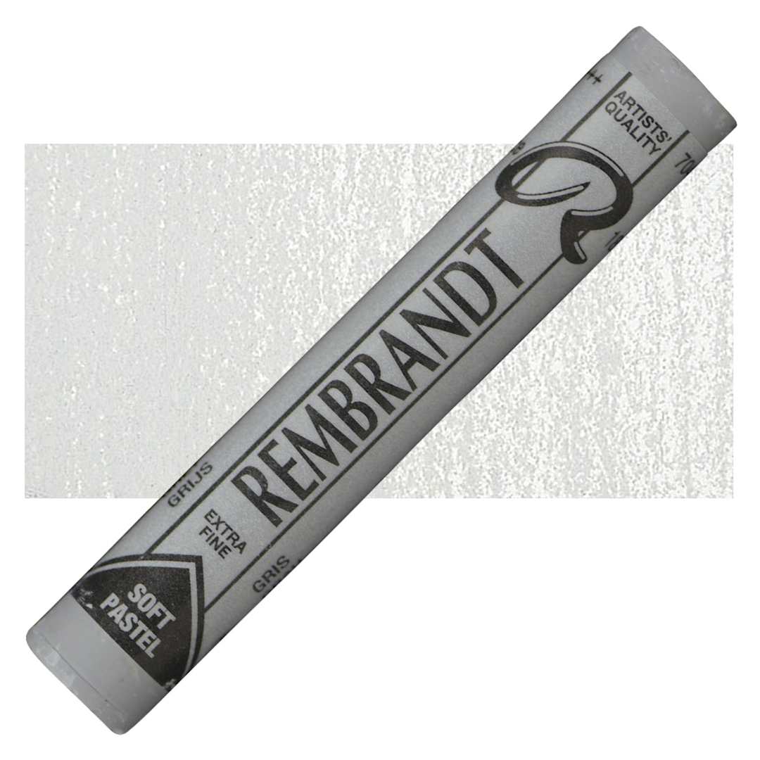 Open in modal - Rembrandt Soft Pastel - Grey 704.9 pastel and swatch