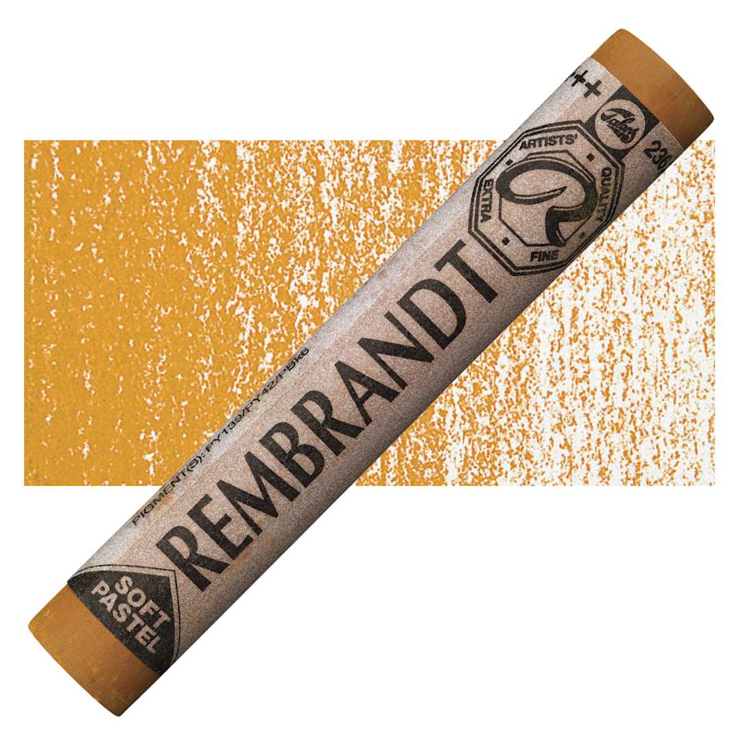 Open in modal - Rembrandt Soft Pastel - Light Orange 236.3 pastel and swatch
