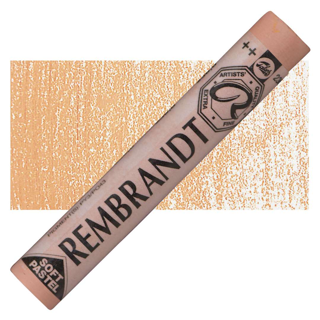 Open in modal - Rembrandt Soft Pastel - Light Orange 236.8 pastel and swatch