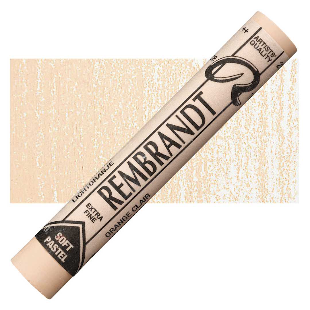 Open in modal - Rembrandt Soft Pastel - Light Orange 236.9 pastel and swatch