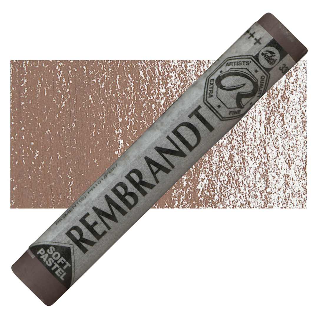 Open in modal - Rembrandt Soft Pastel - Light Red Oxide 339.3 pastel and swatch
