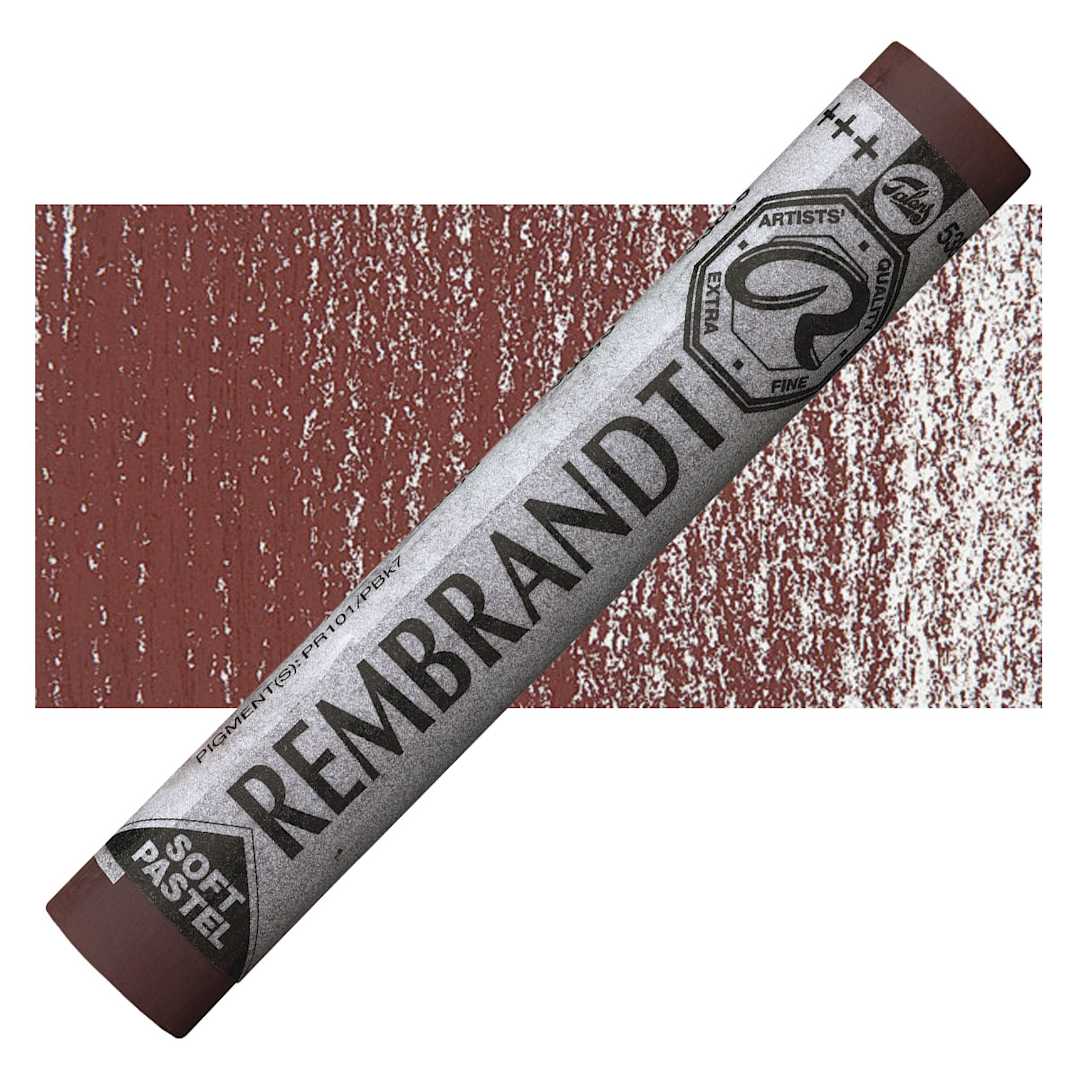 Open in modal - Rembrandt Soft Pastel - Mars Violet 538.5 pastel and swatch