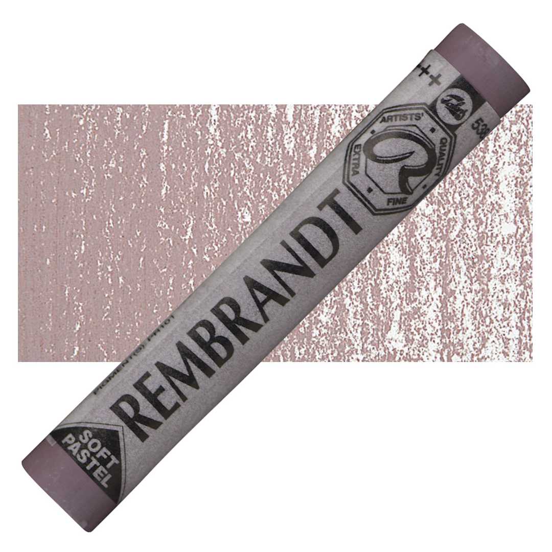 Open in modal - Rembrandt Soft Pastel - Mars Violet 538.8 pastel and swatch