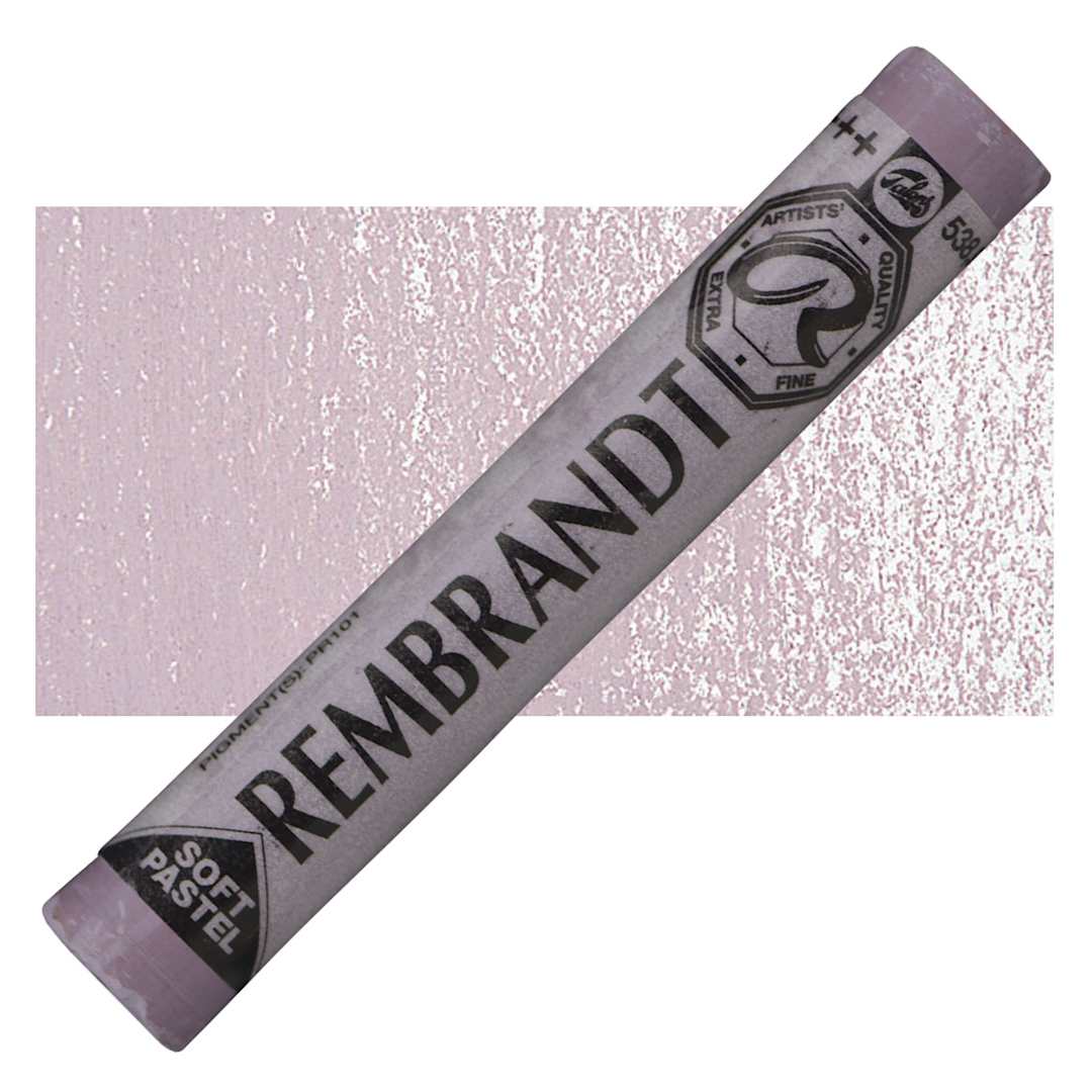 Open in modal - Rembrandt Soft Pastel - Mars Violet 538.9 pastel and swatch