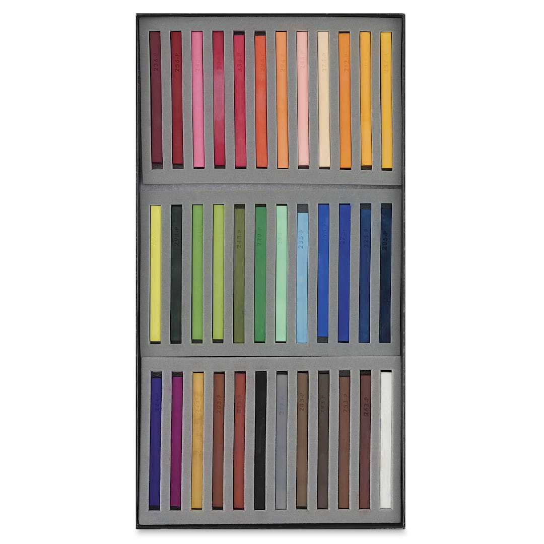 Open in modal - Prismacolor Premier NuPastel Color Sticks - Assorted Colors, Set of 36, contents