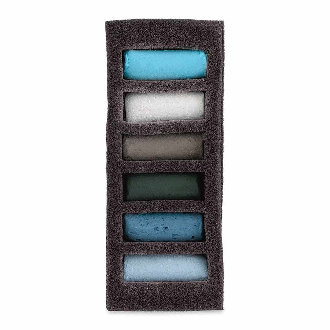 Open in modal - Sennelier Soft Pastels - Set of 6, Winter Landscape, Half-Sticks (set contents)