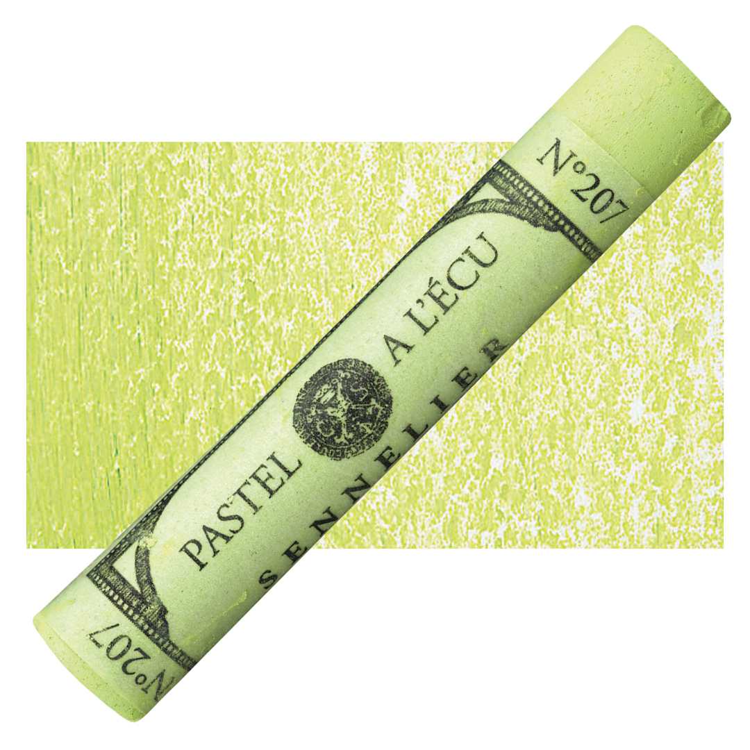 Open in modal - Sennelier Soft Pastel - Apple Green 207 pastel and swatch