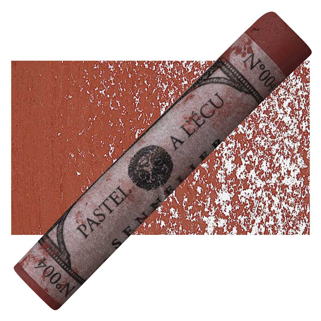 Open in modal - Sennelier Soft Pastel - Black Brown 004 pastel and swatch