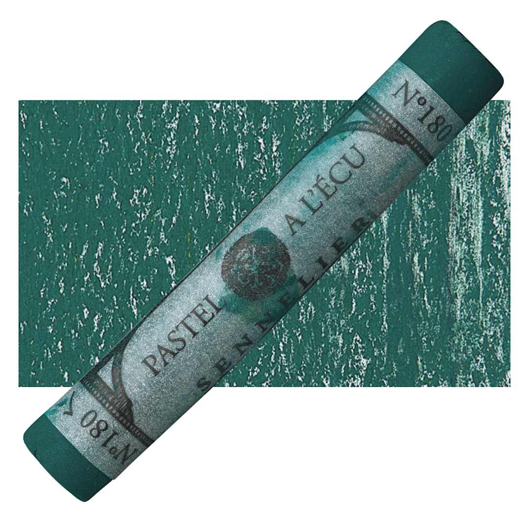 Open in modal - Sennelier Soft Pastel - Black Green pastel and swatch