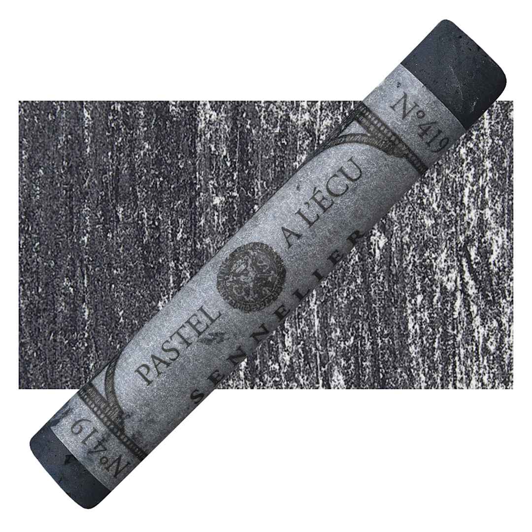 Open in modal - Sennelier Soft Pastel - Blue Grey 419 pastel and swatch