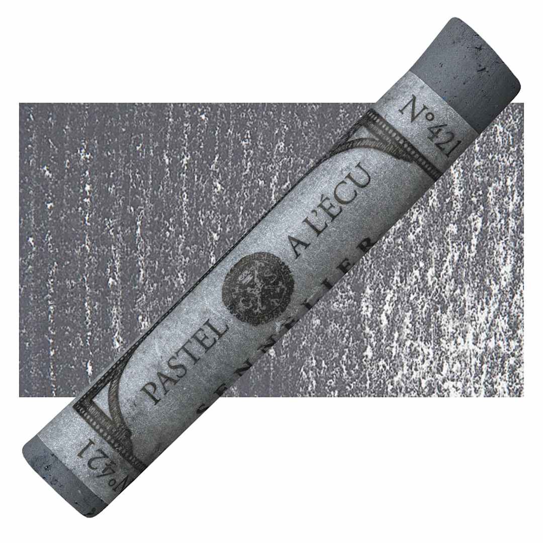 Open in modal - Sennelier Soft Pastel - Blue Grey 421 pastel and swatch