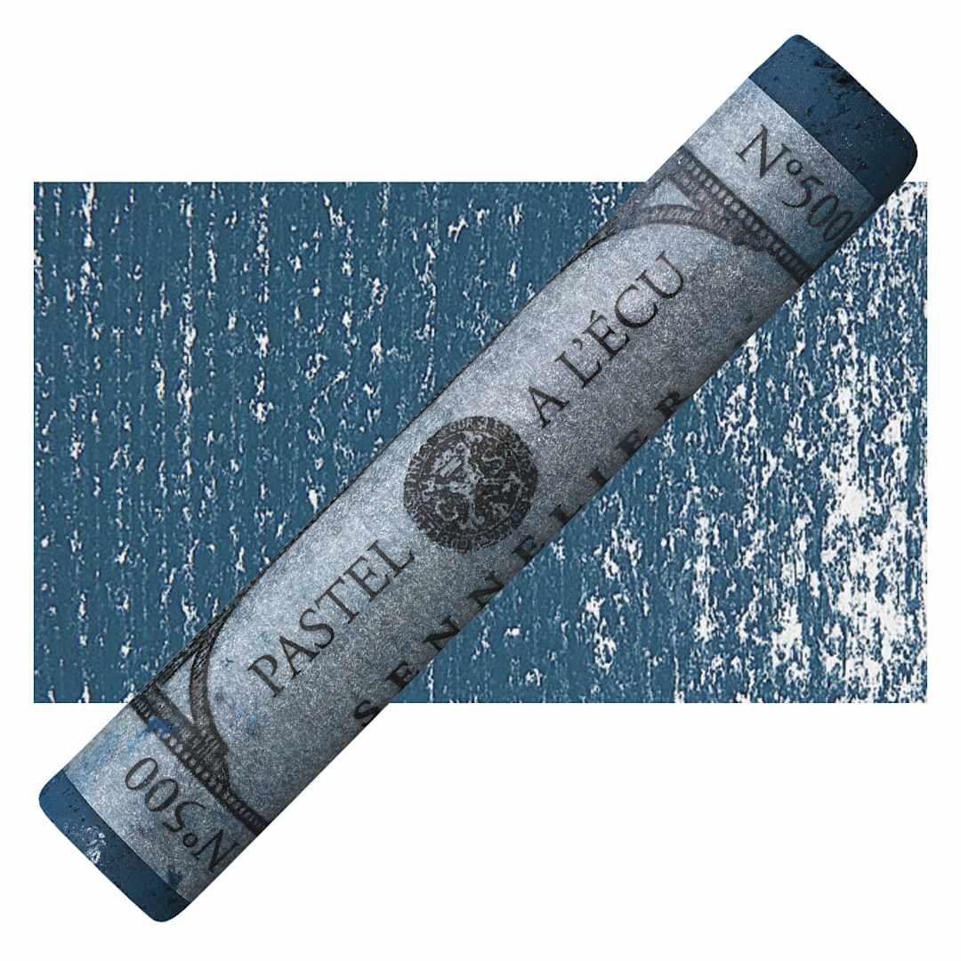 Open in modal - Sennelier Soft Pastel - Blue Grey Green 500 pastel and swatch
