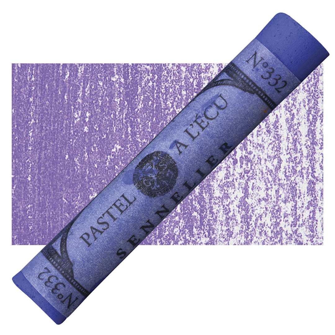 Open in modal - Sennelier Soft Pastel - Blue Violet 332 pastel and swatch