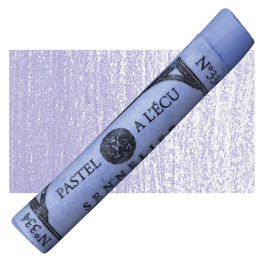 Open in modal - Sennelier Soft Pastel - Blue Violet 334 pastel and swatch