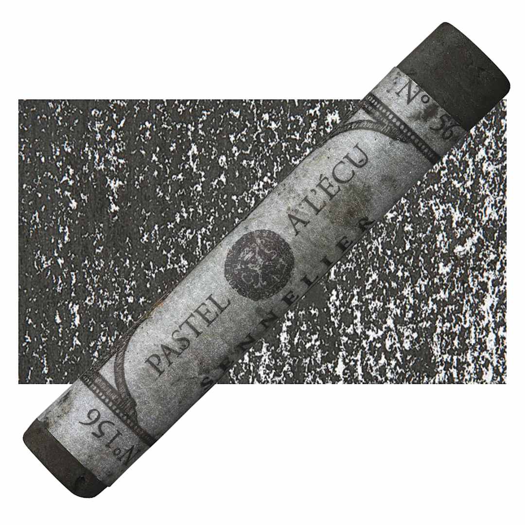 Open in modal - Sennelier Soft Pastel - Bronze Green Deep pastel and swatch