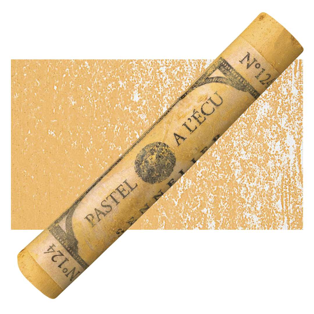 Open in modal - Sennelier Soft Pastel - Brown Ochre 124 pastel and swatch