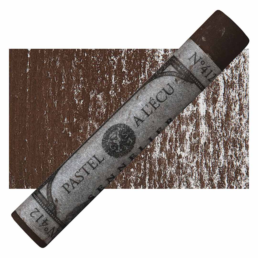 Open in modal - Sennelier Soft Pastel - Cassel Earth pastel and swatch