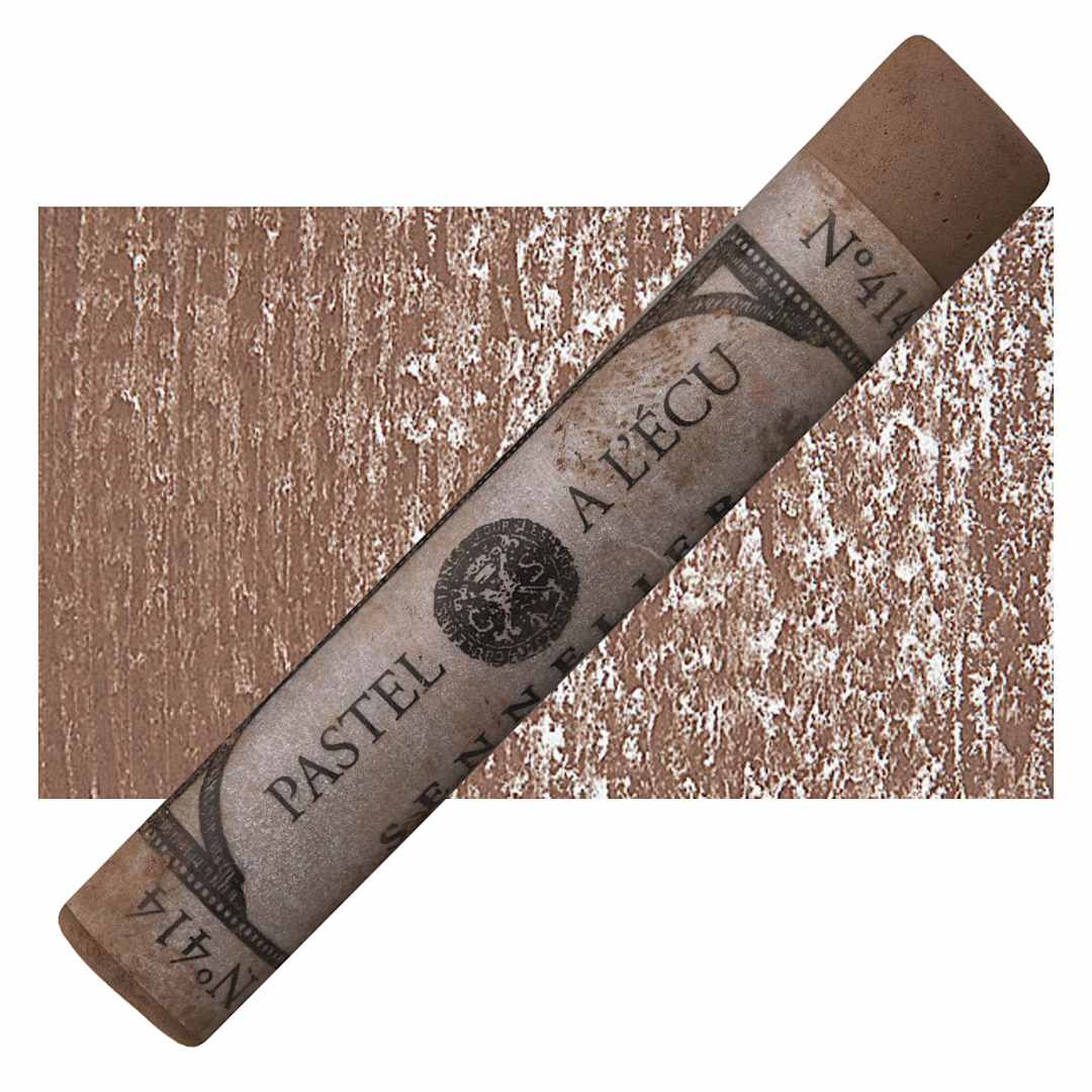 Open in modal - Sennelier Soft Pastel - Cassel Earth 414 pastel and swatch