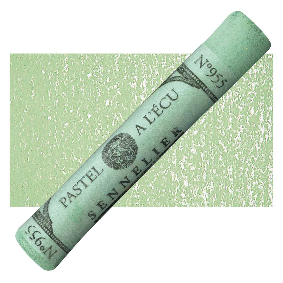 Open in modal - Sennelier Soft Pastel - Celadon 955 pastel and swatch