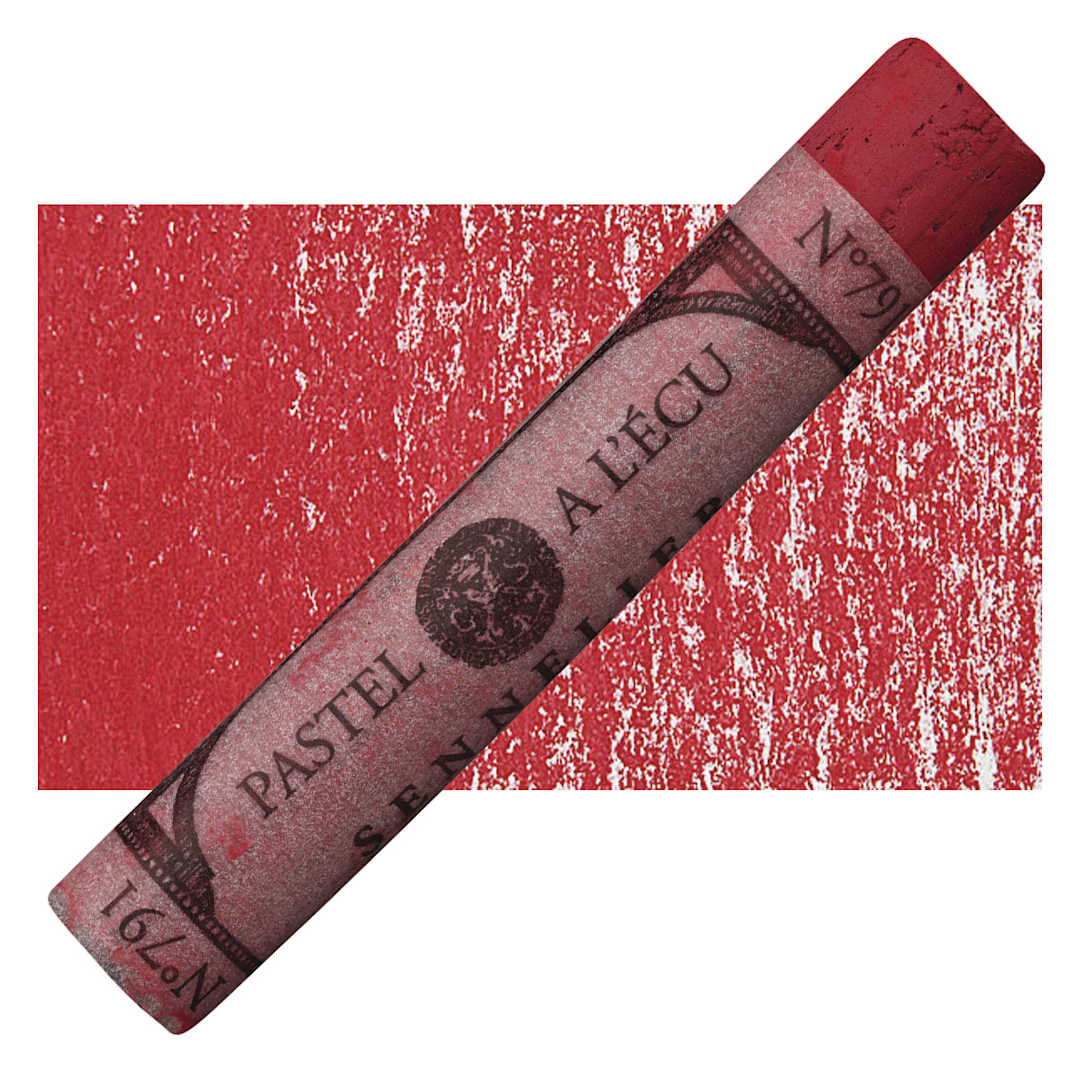 Open in modal - Sennelier Soft Pastel - Chinese Vermilion 791 pastel and swatch