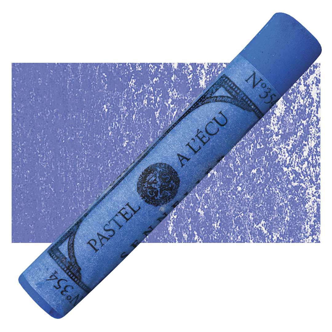 Open in modal - Sennelier Soft Pastel - Cobalt Blue 354 pastel and swatch