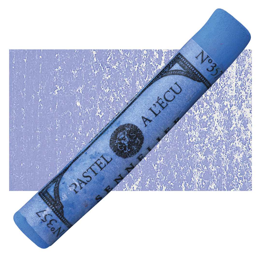 Open in modal - Sennelier Soft Pastel - Cobalt Blue 357 pastel and swatch