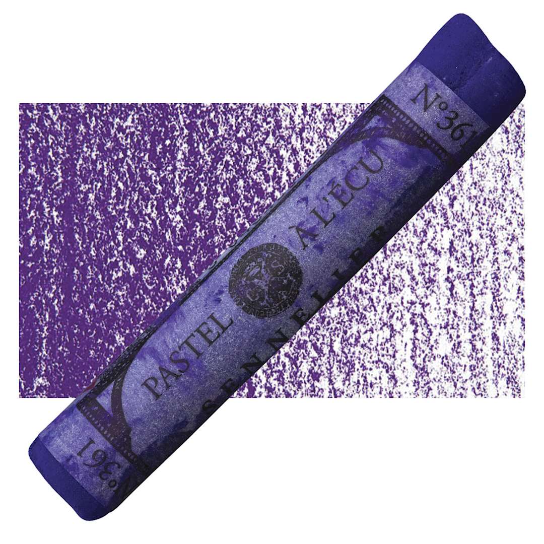 Open in modal - Sennelier Soft Pastel - Cobalt Violet 361 pastel and swatch