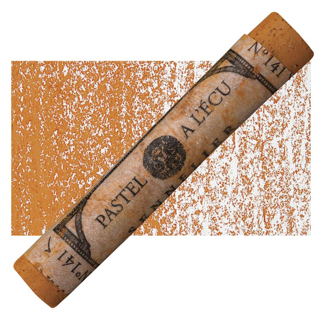 Open in modal - Sennelier Soft Pastel - Dead Leaf Green pastel and swatch