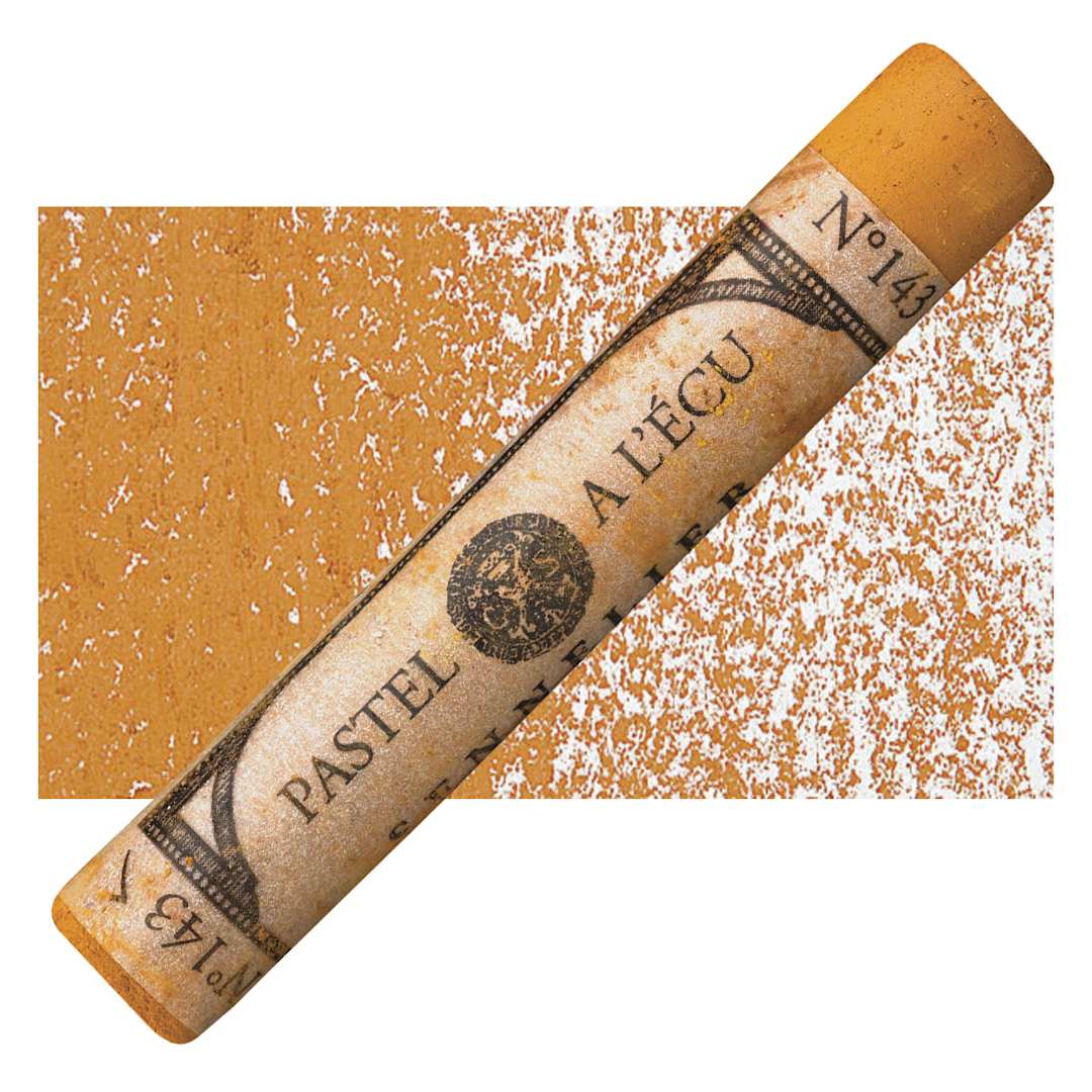 Open in modal - Sennelier Soft Pastel - Dead Leaf Green pastel and swatch