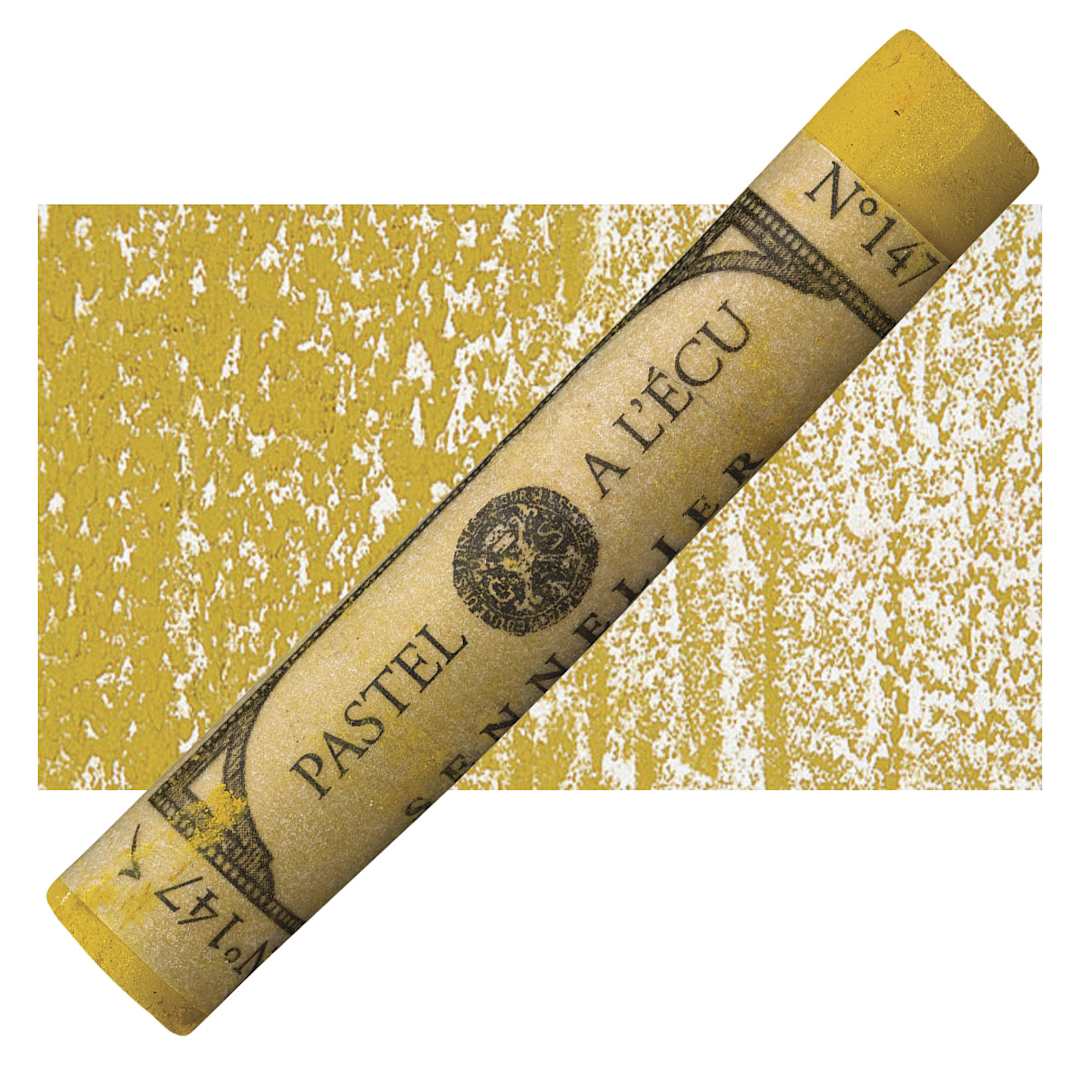 Open in modal - Sennelier Soft Pastel - Dead Leaf Green pastel and swatch